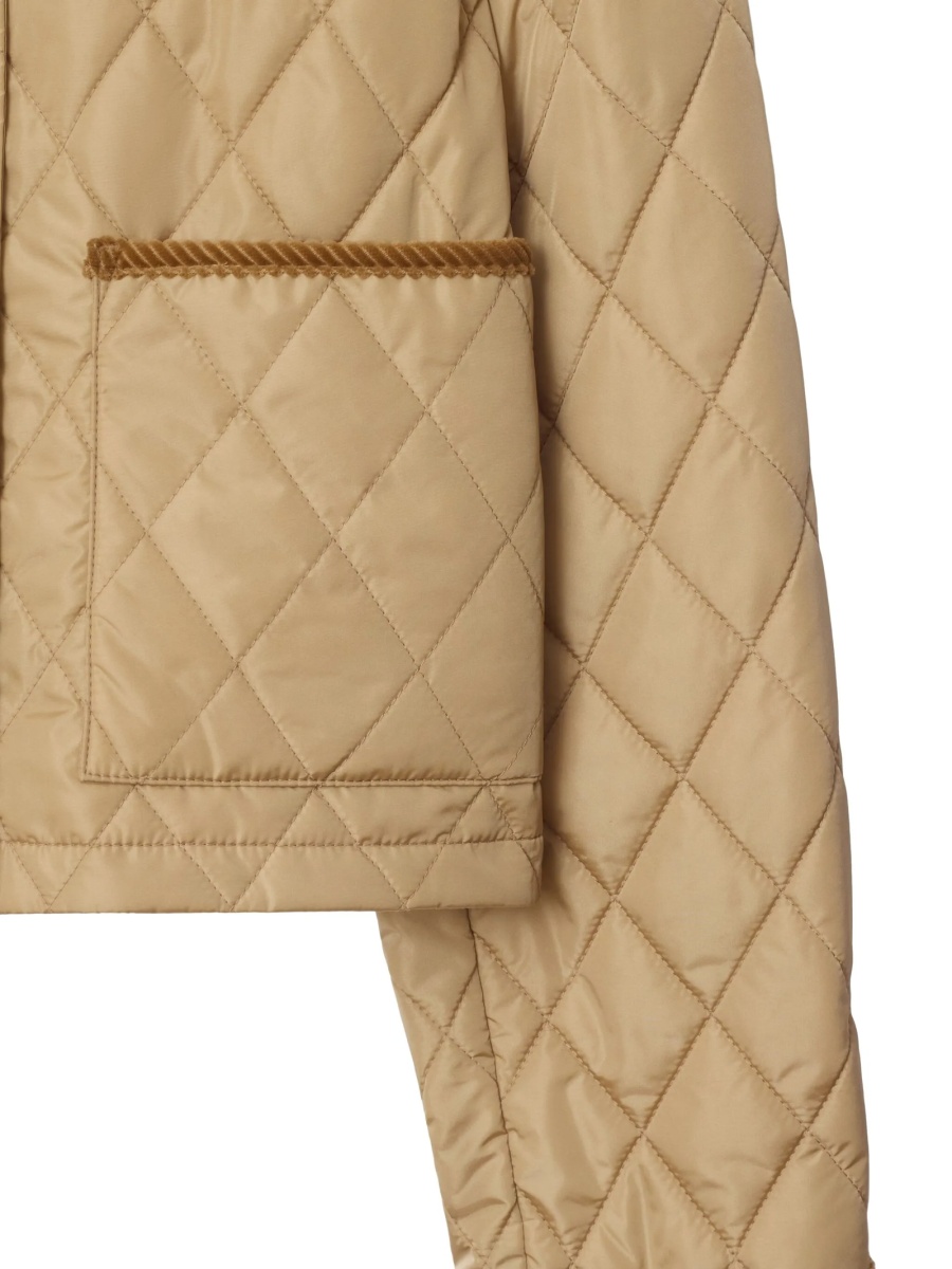 Geaca de iarna Burberry neutra din poliamida si bumbac - Img 2