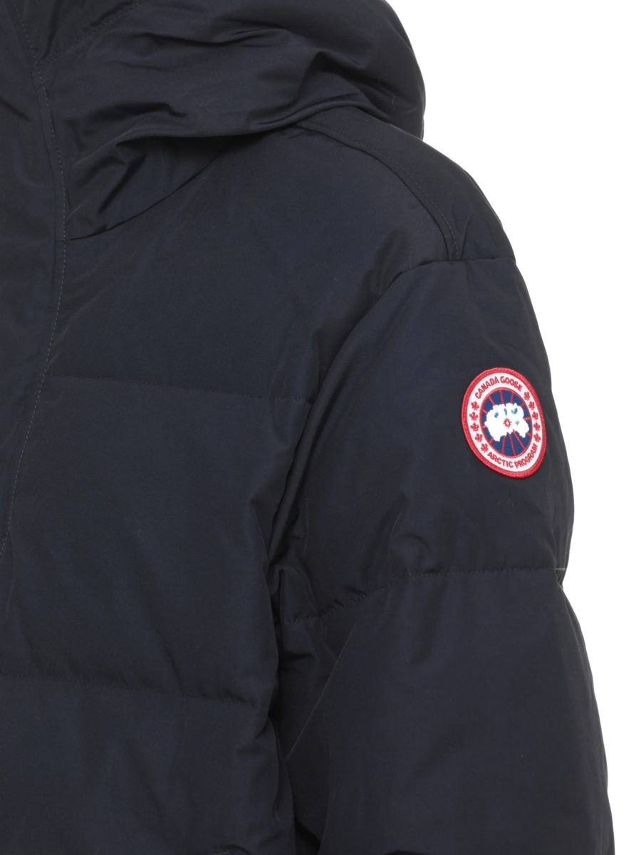 Geaca de iarna CANADA GOOSE albastra din poliester reciclat si bumbac organic - Img 3