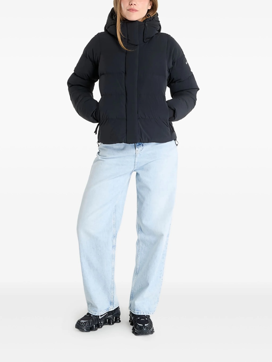 Geaca de iarna Columbia neagra din nylon si elastan - Img 2
