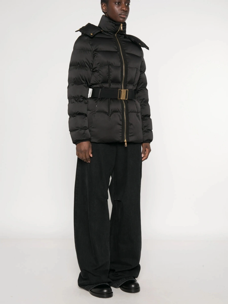 Geaca de iarna Elisabetta Franchi neagra din polyester - Img 3