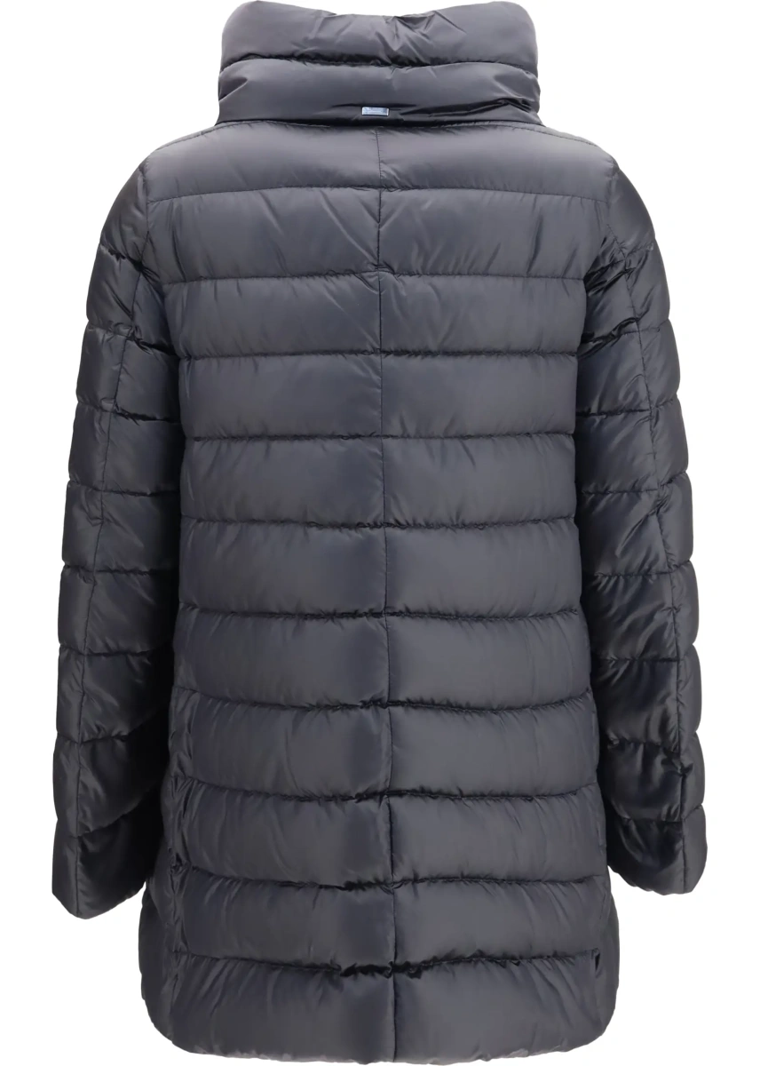 Geaca de iarna Herno neagra din nylon - Img 2