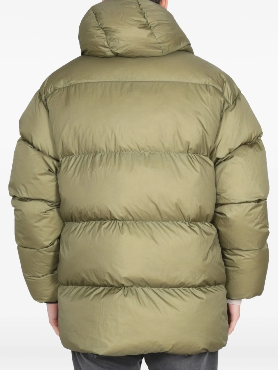 Geaca de iarna IENKI IENKI verde din nylon - Img 3