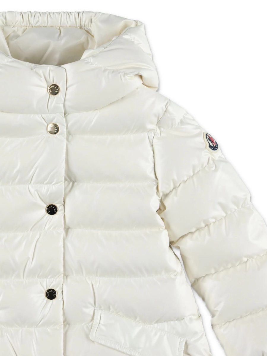 Geaca de iarna Moncler alba din poliamida - Img 3