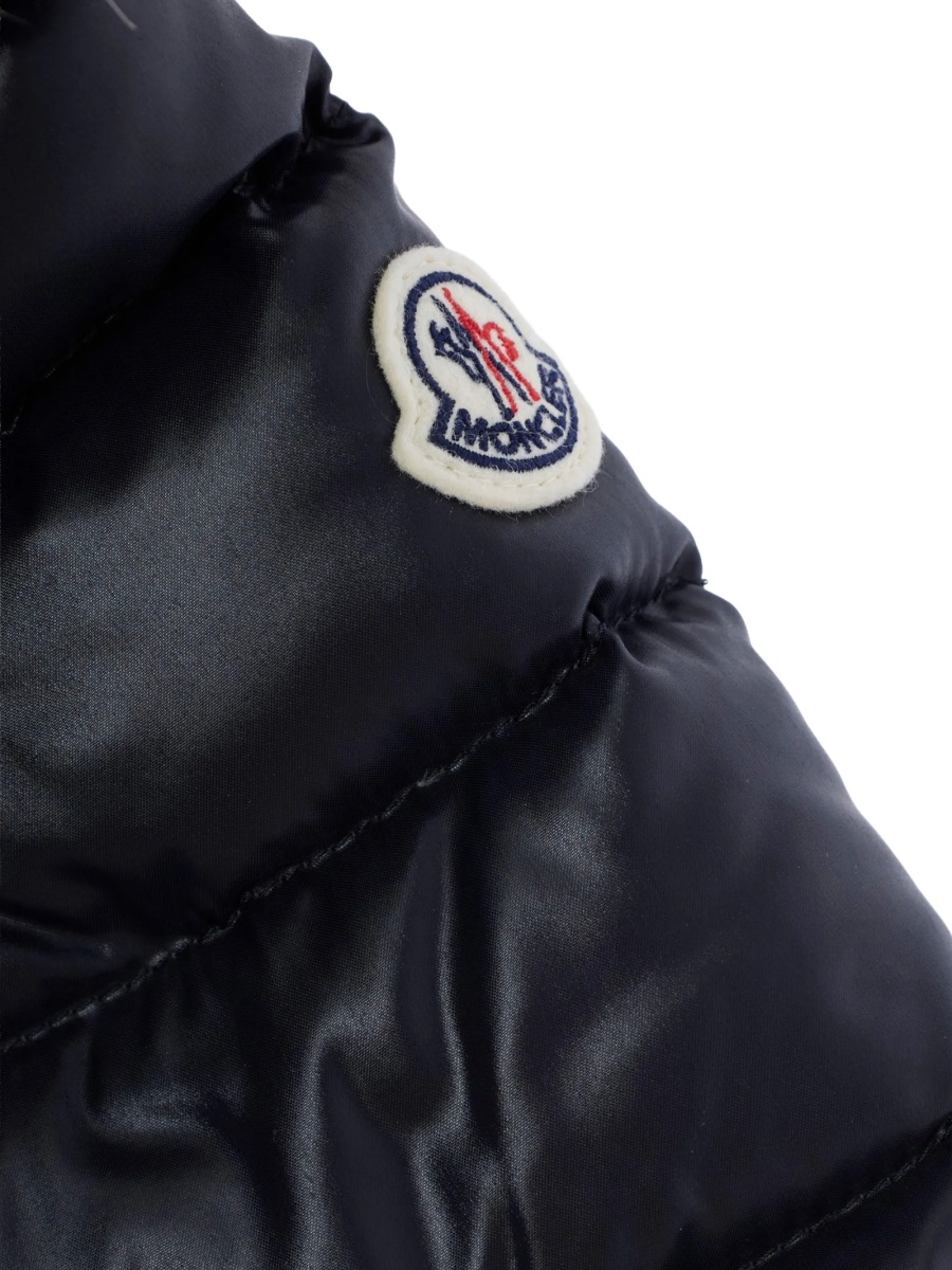 Geaca de iarna Moncler albastra din nylon - Img 4