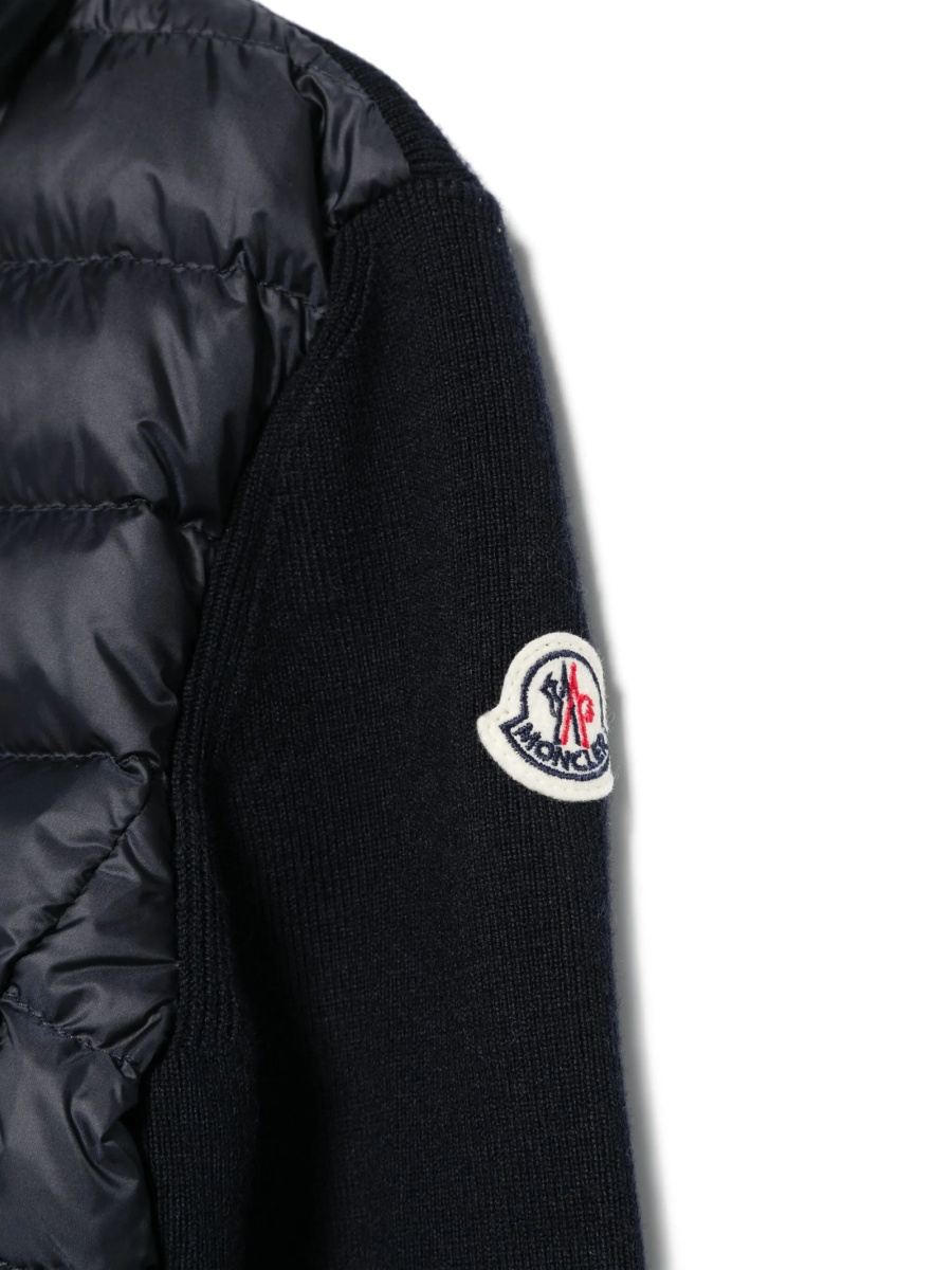 Geaca de iarna Moncler albastra din polyester si poliamida - Img 3