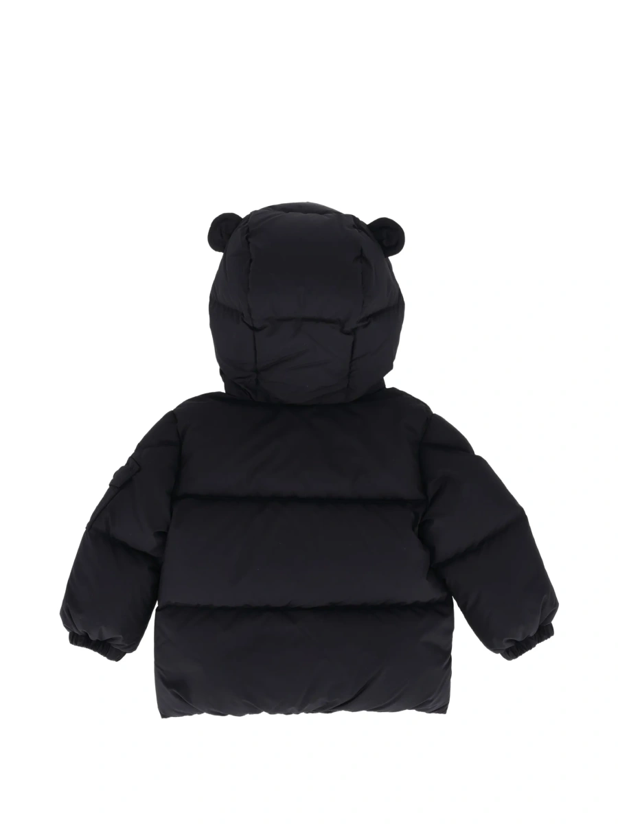 Geaca de iarna Moncler neagra din polyester - Img 2