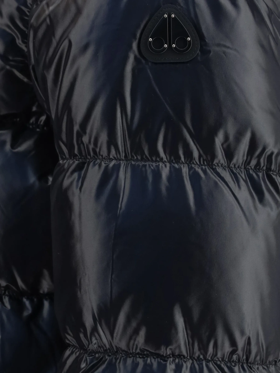 Geaca de iarna Moose Knuckles neagra din nylon - Img 5