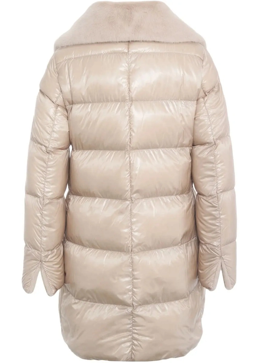 Geaca de Iarna Puffer jacket with faux fur - Img 3