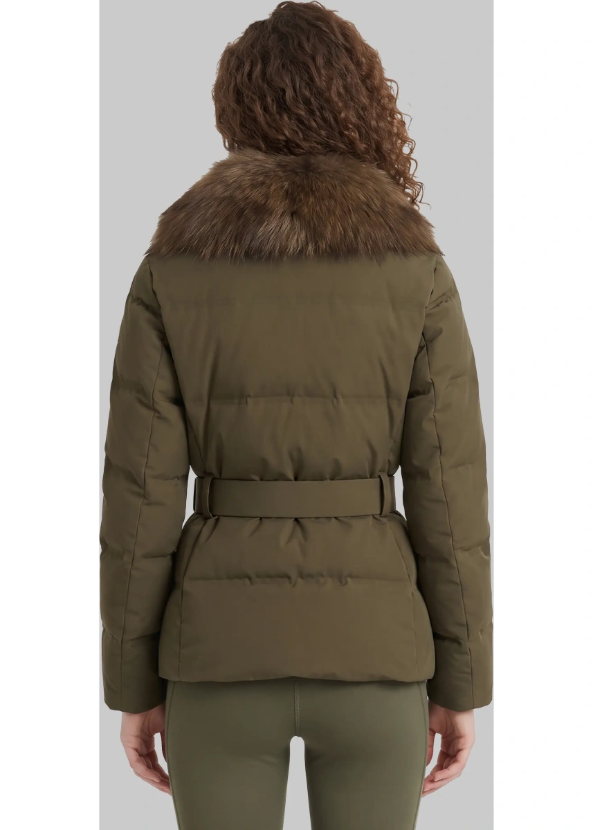 Geaca de Iarna Sioule Short Down Jacket With Fur - Img 3