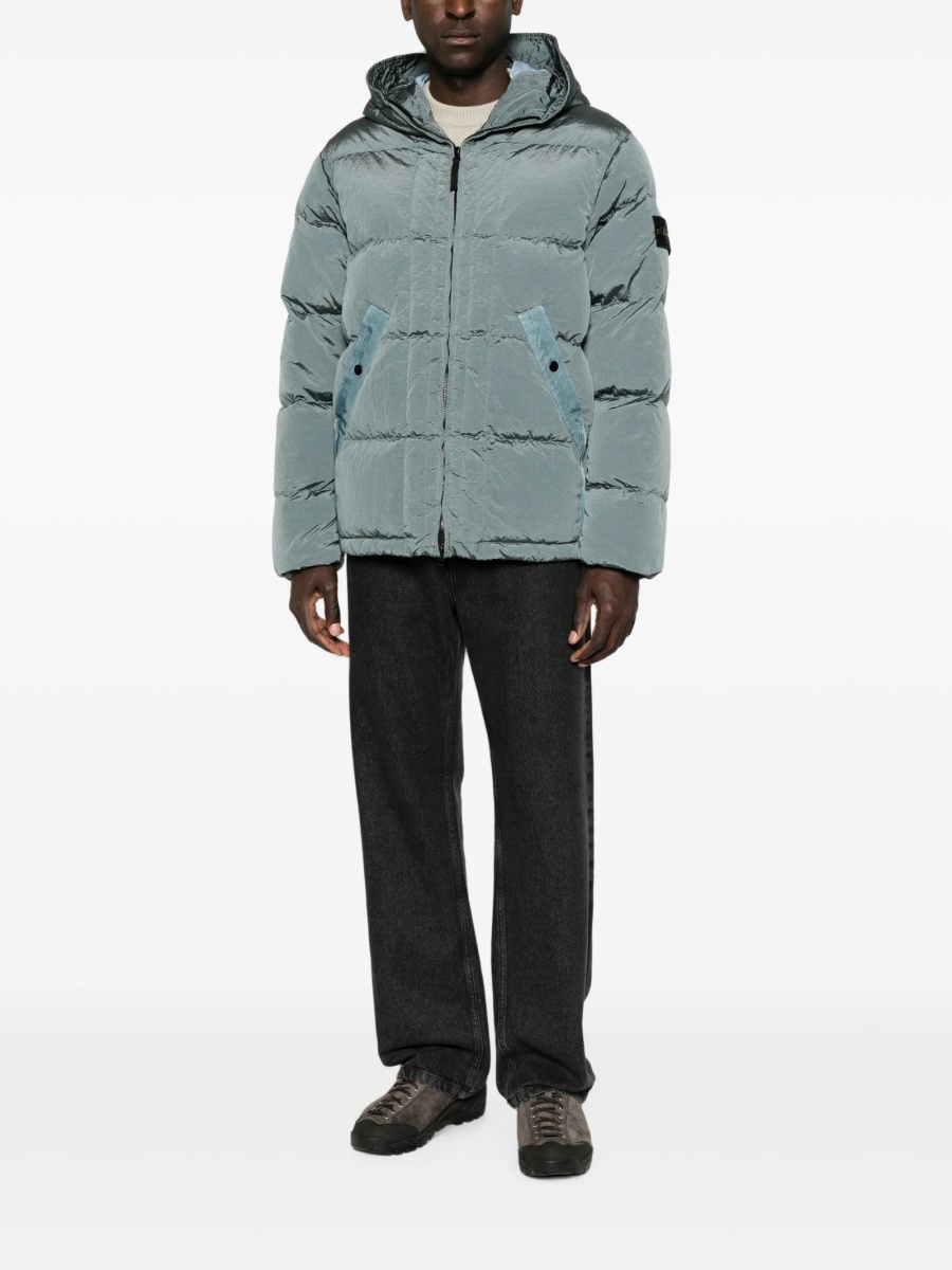 Geaca de iarna Stone Island albastra - Img 2