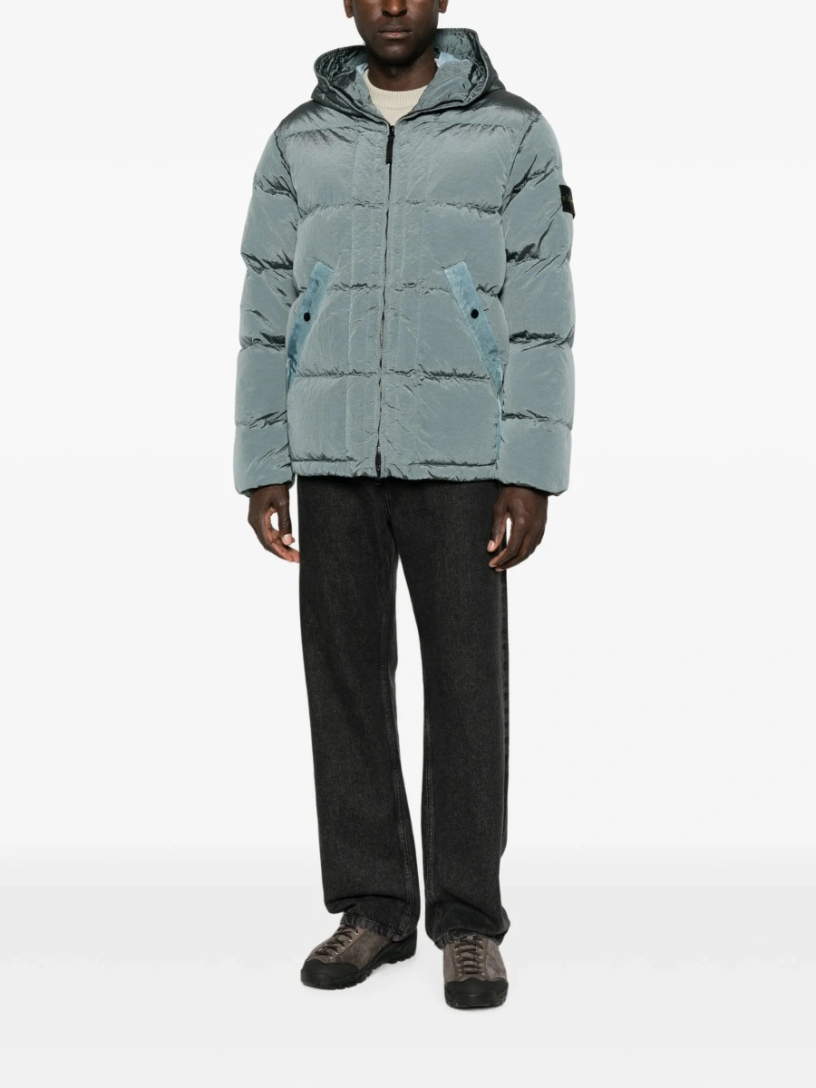 Geaca de iarna Stone Island albastra - Img 2