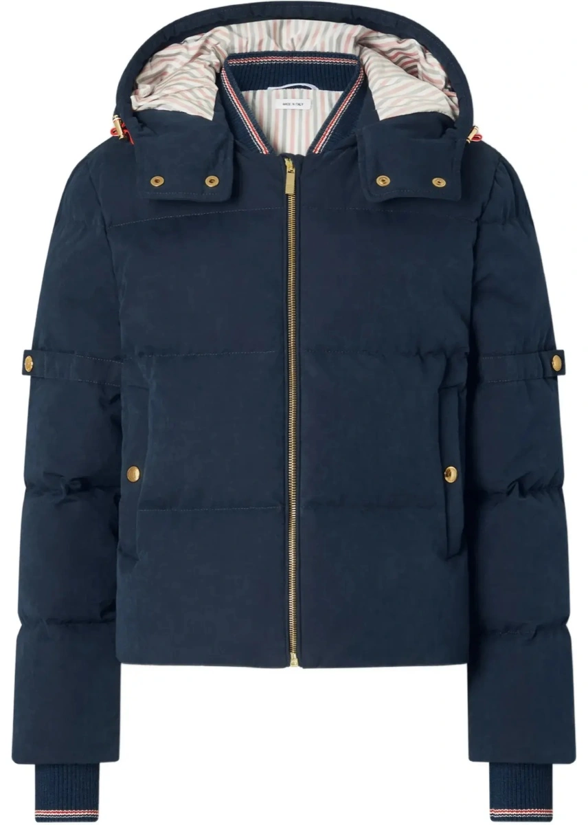 Geaca de Iarna Waxed technical Puffer Jacket with hood - Img 8