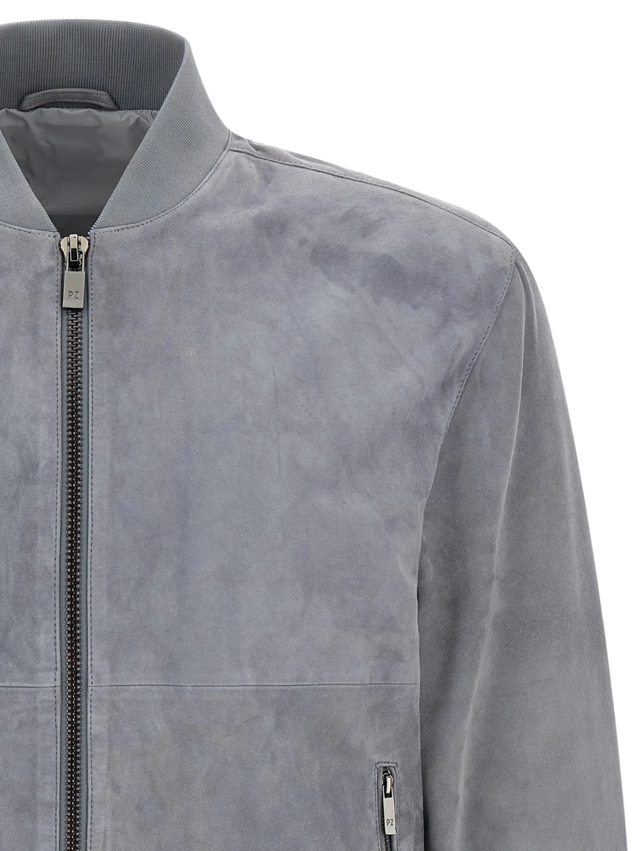 Geaca de piele AMIRI gri - Img 3