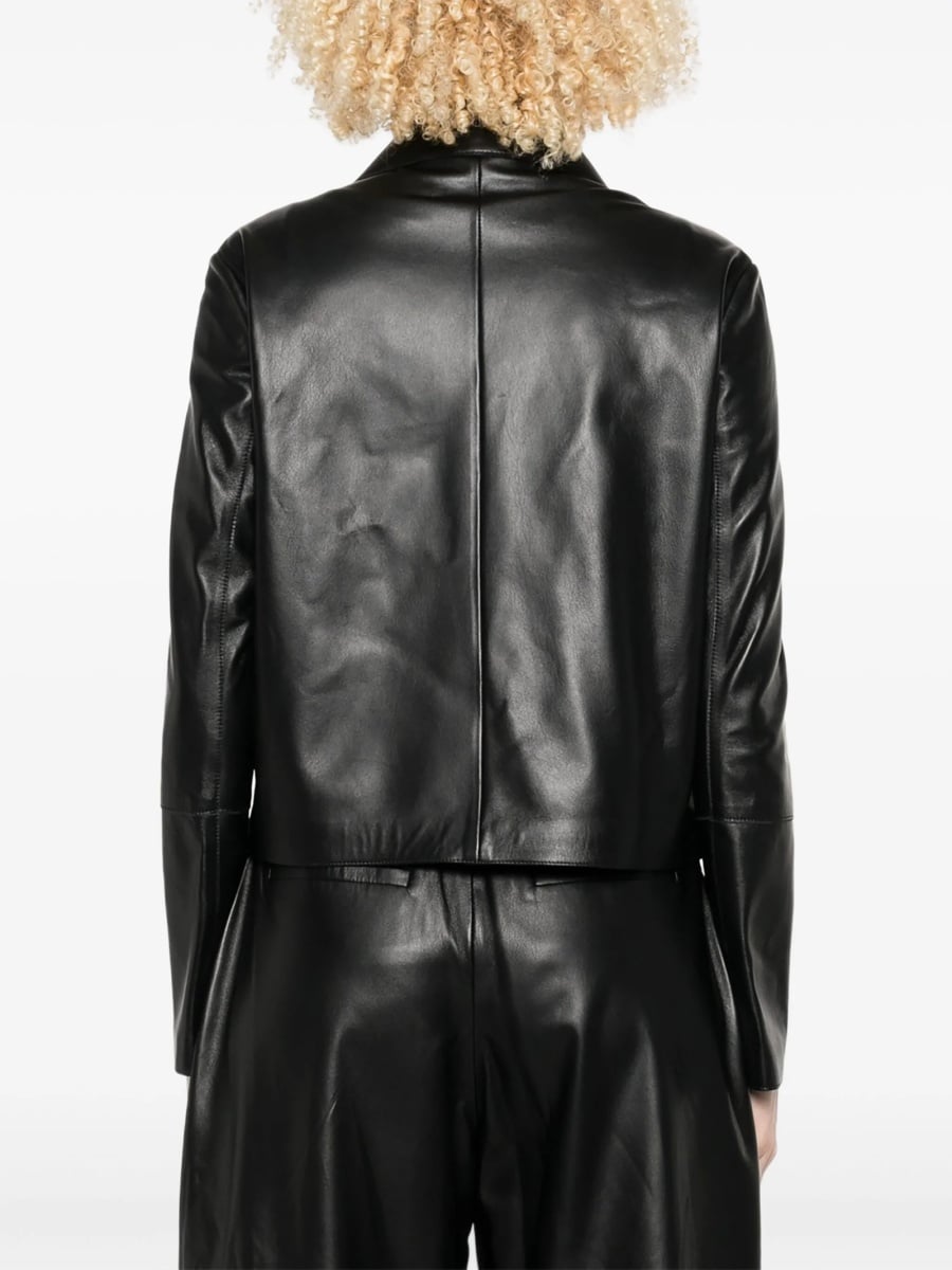 Geaca de piele ARMA neagra - Img 4