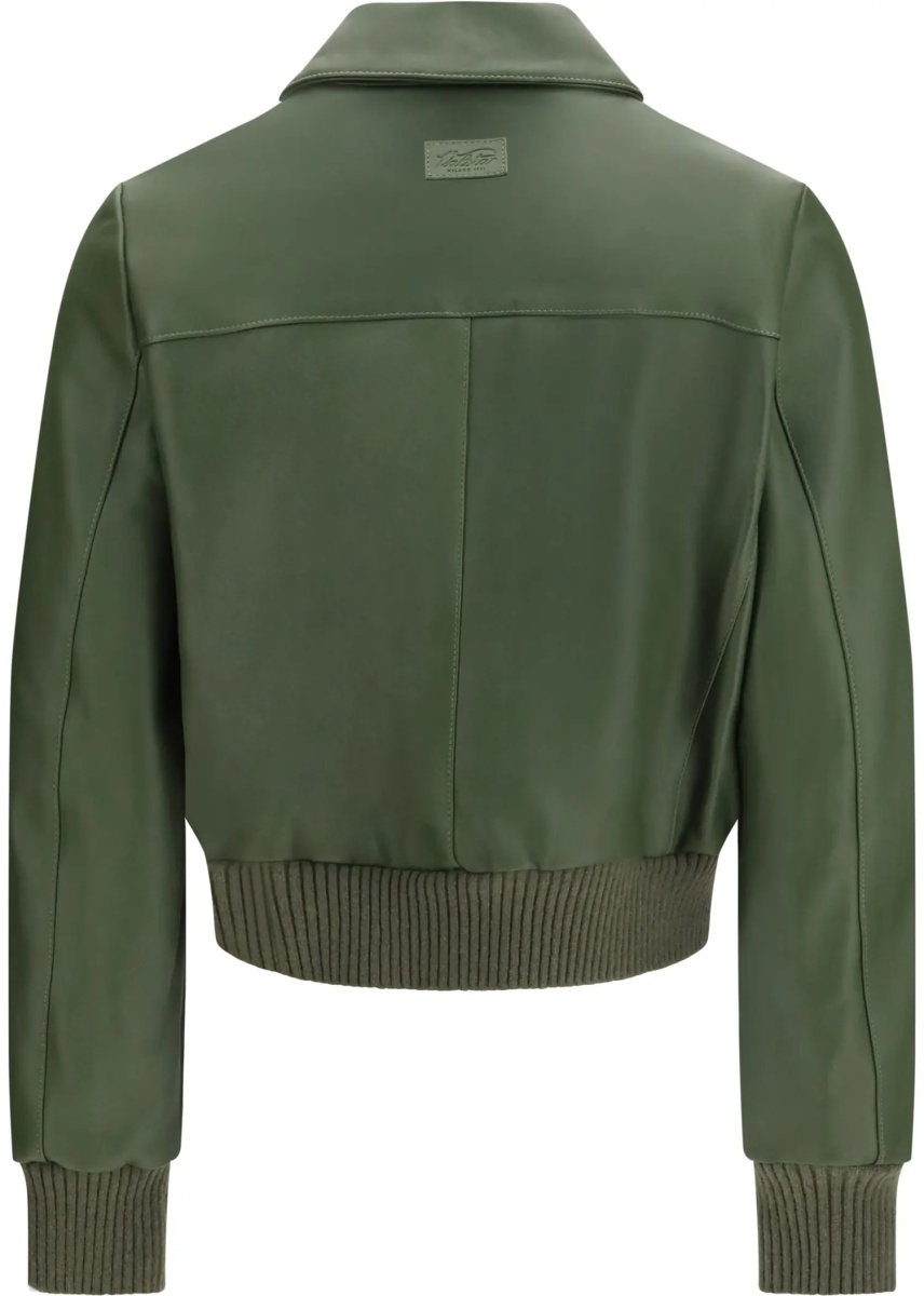 Geaca de Piele Cropped nappa Valstarino Jacket - Img 2