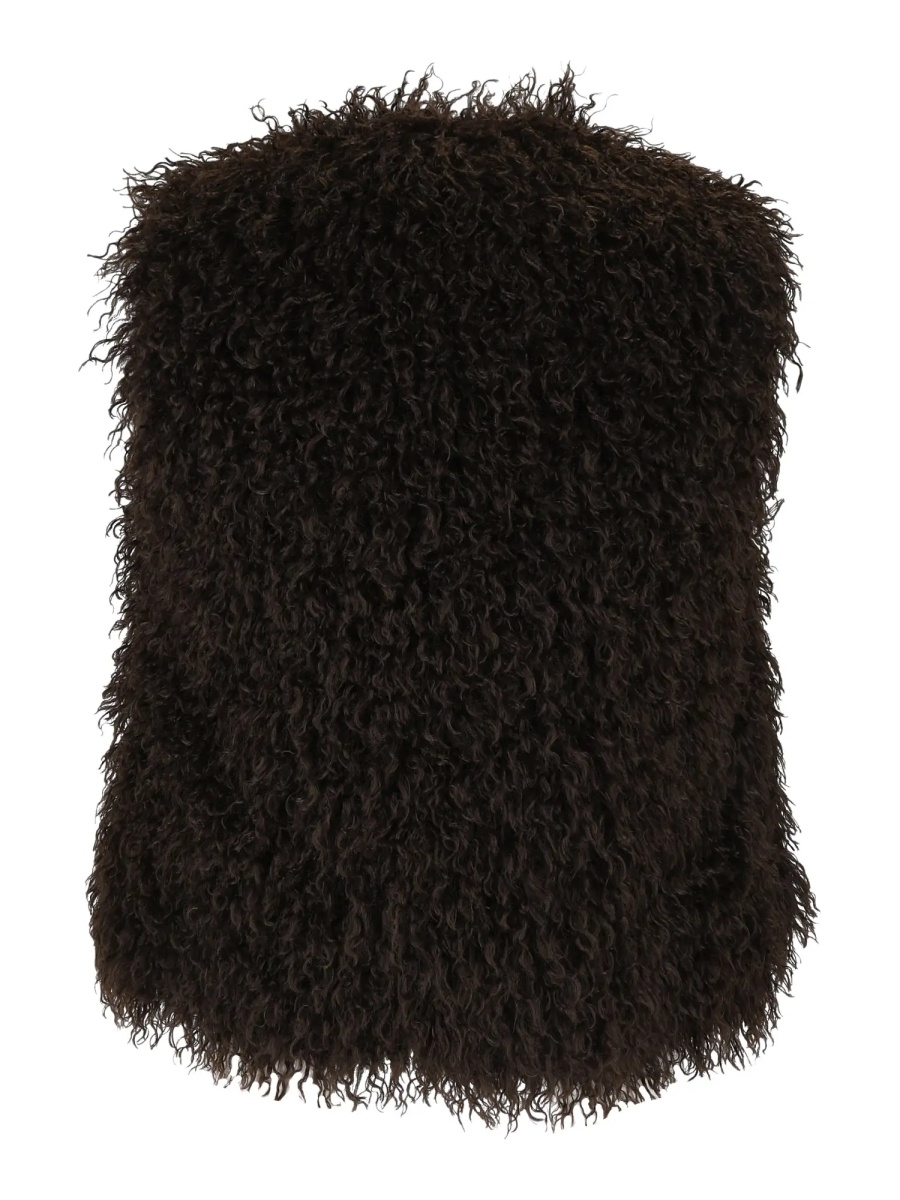 Geaca de Piele FAUX FUR VEST - Img 2