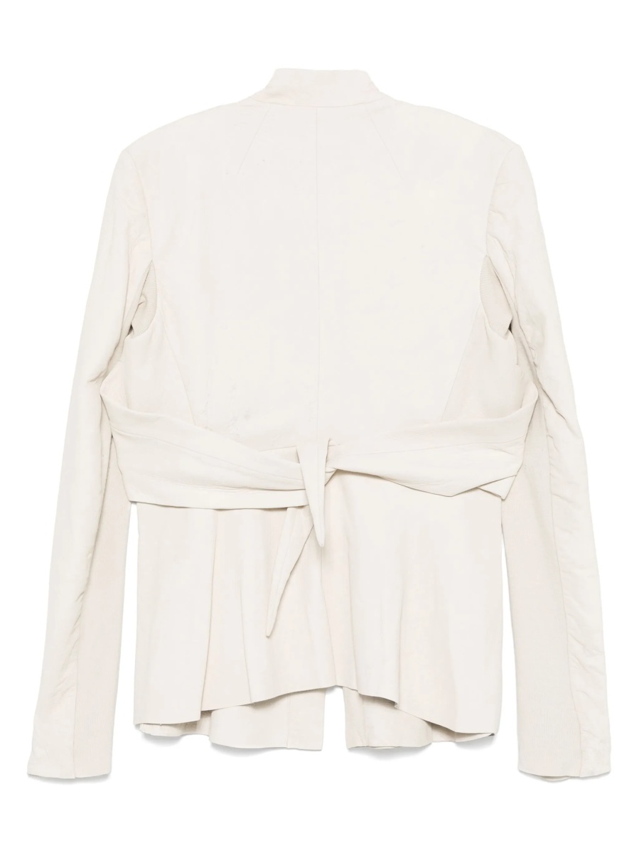Geaca de piele Rick Owens neutra - Img 2