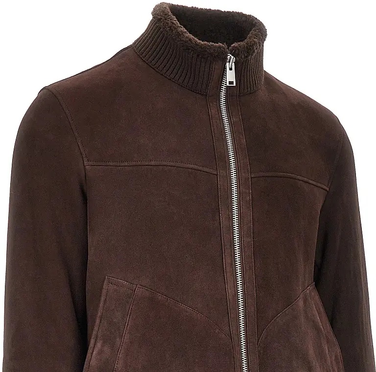 Geaca de Piele Suede leather jacket - Img 2
