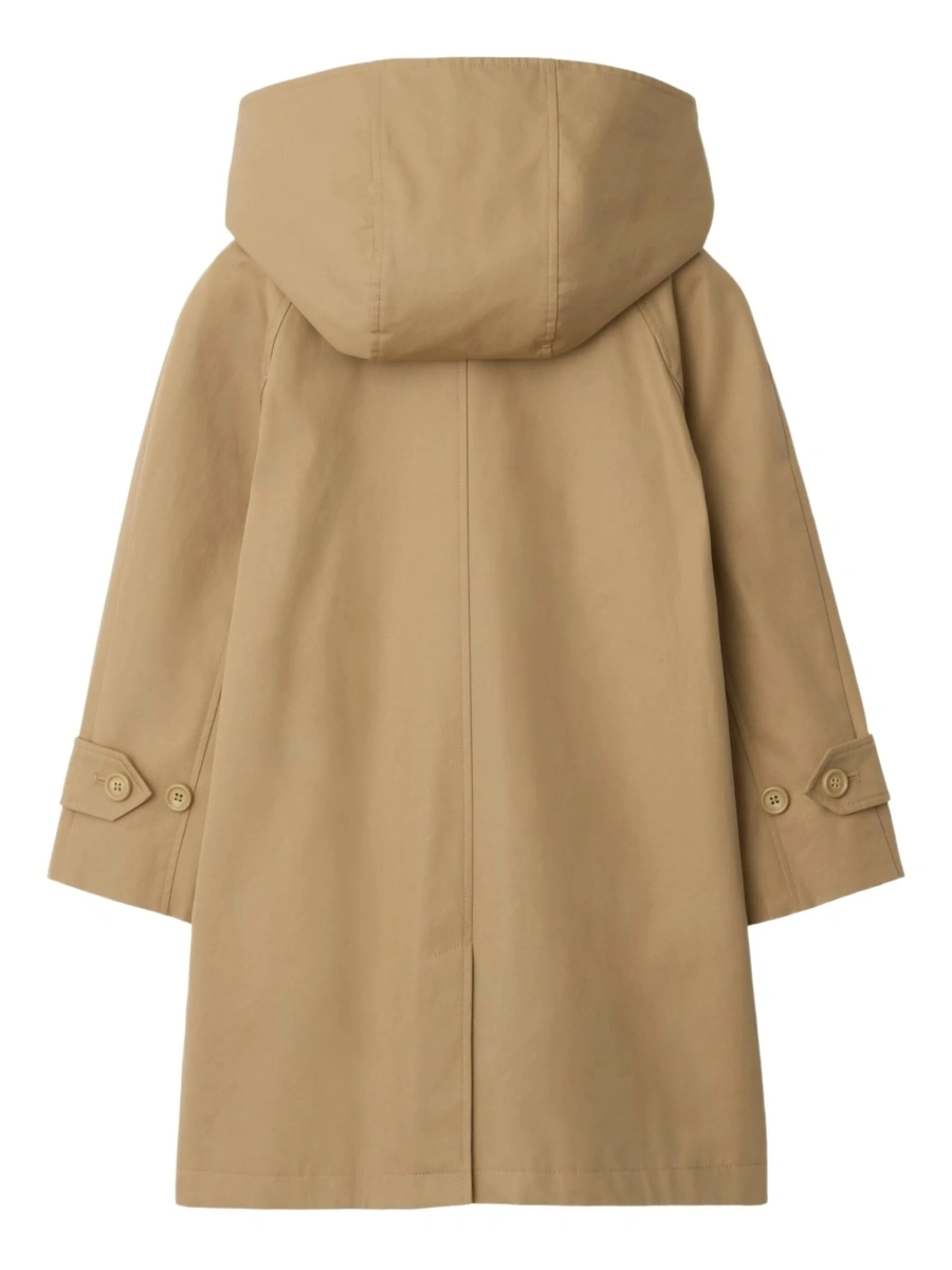 Geaca de ploaie Burberry neutra din bumbac - Img 2