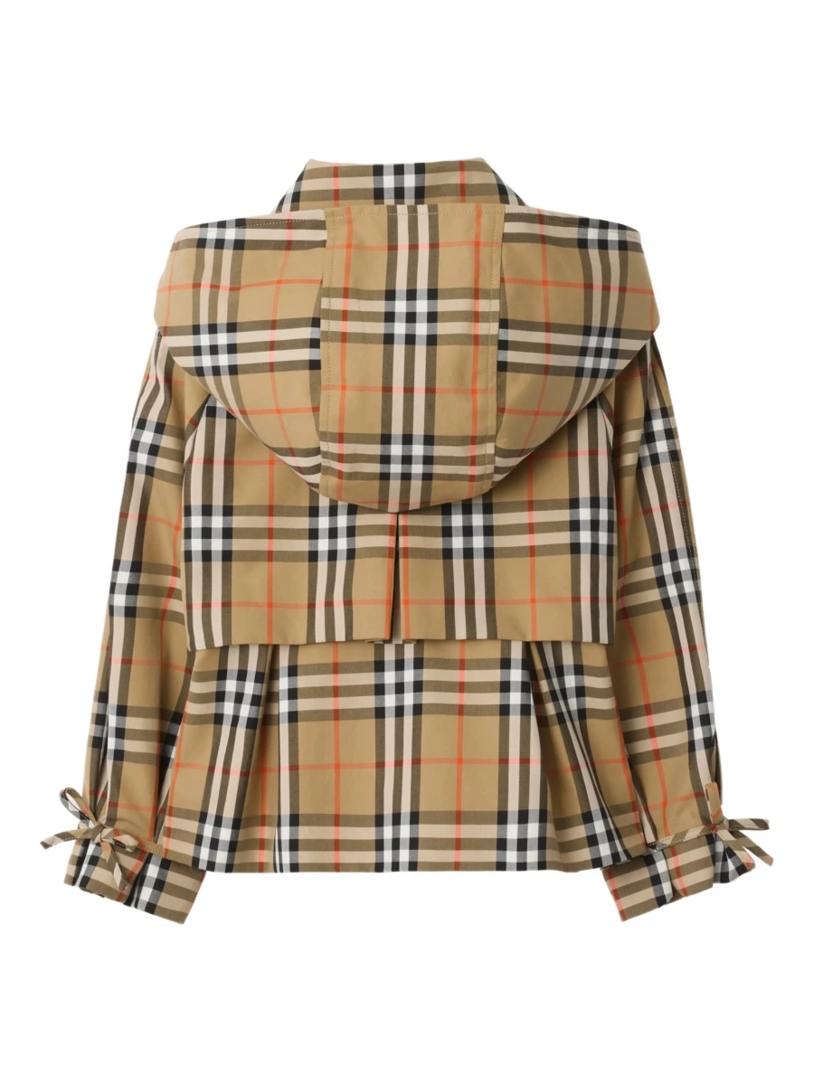 Geaca de ploaie Burberry neutra din bumbac - Img 2