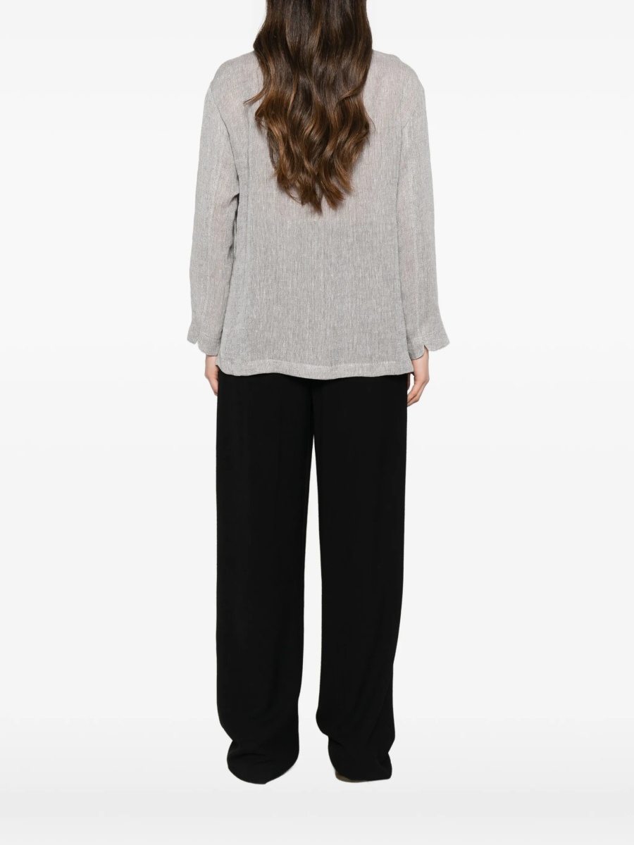 Geaca Oversize Emporio Armani gri - Img 4