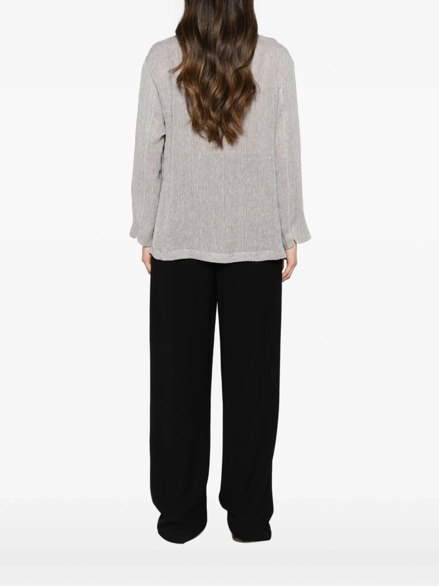 Geaca Oversize Emporio Armani gri - Img 4