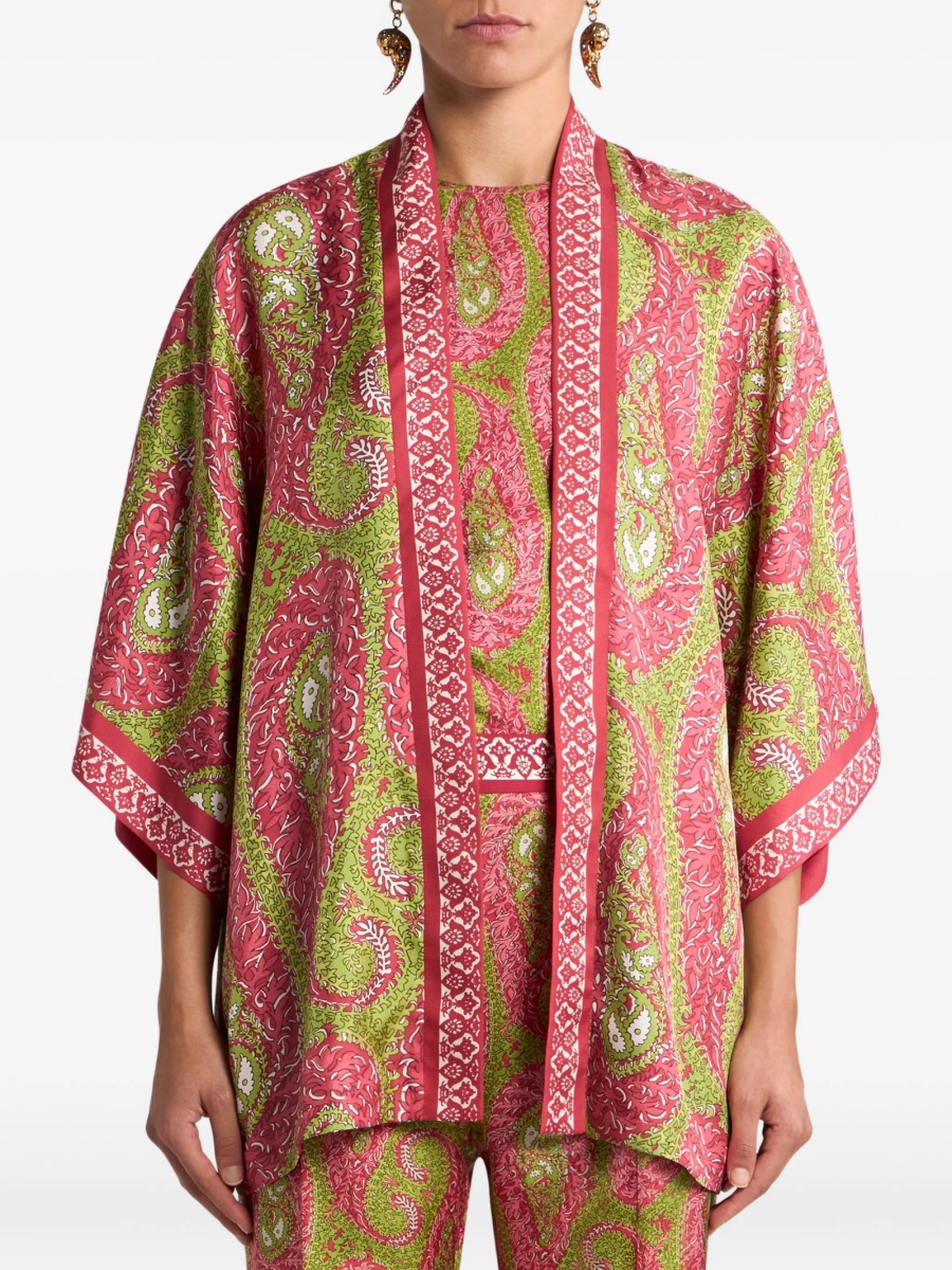Geaca Oversize ETRO roz - Img 3