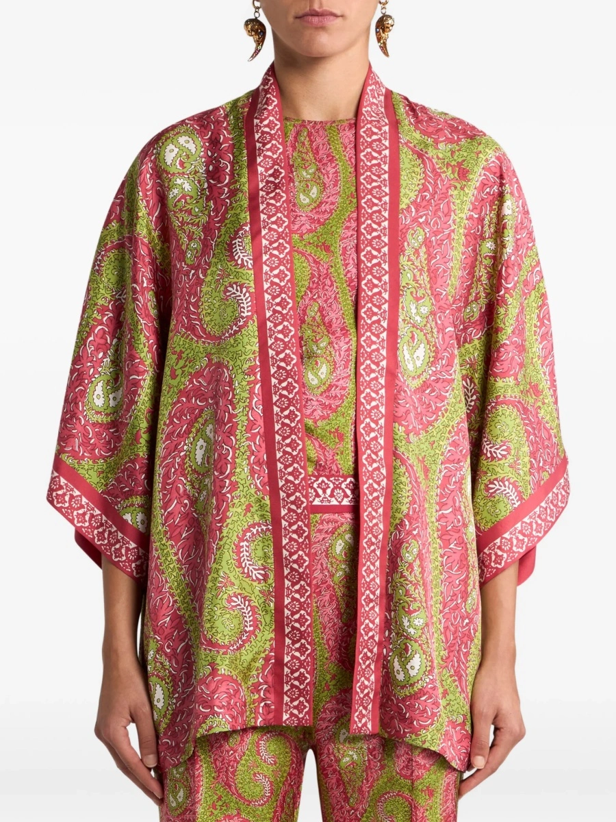 Geaca Oversize ETRO roz - Img 3