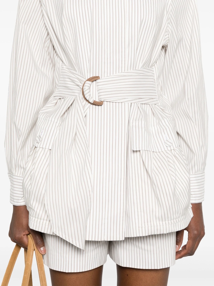 Geaca Oversize Fendi alba - Img 5