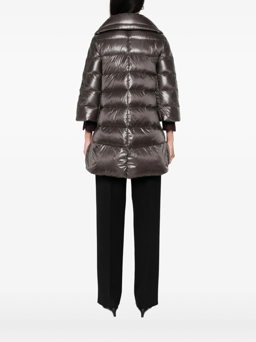 Geaca Oversize Herno gri din poliamida - Img 3