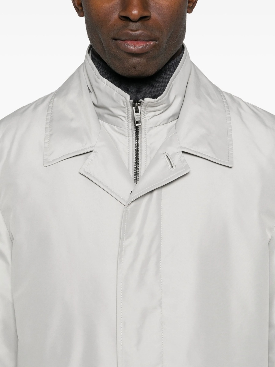 Geaca Parka Fay gri din polyester - Img 5