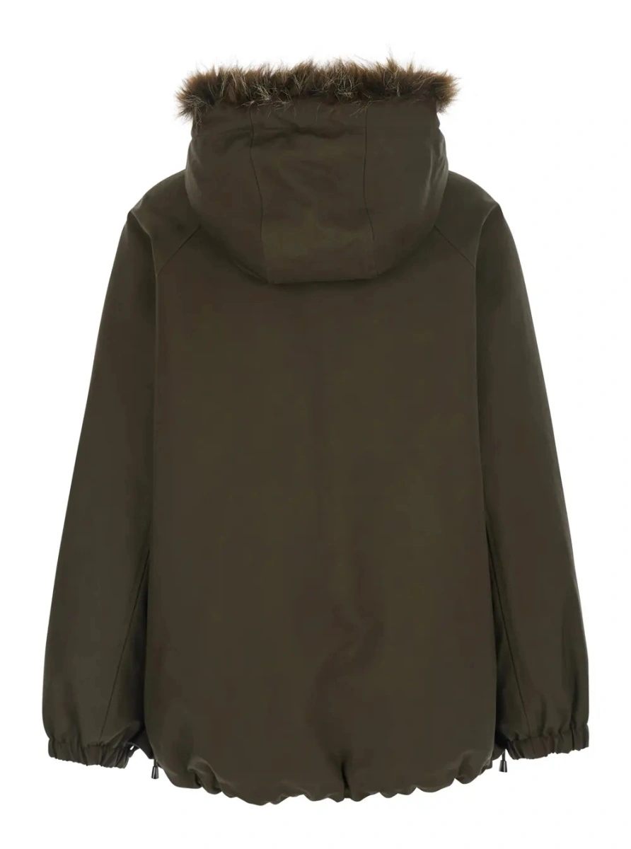 Geaca parka VALENTINI 1972 verde din bumbac - Img 2