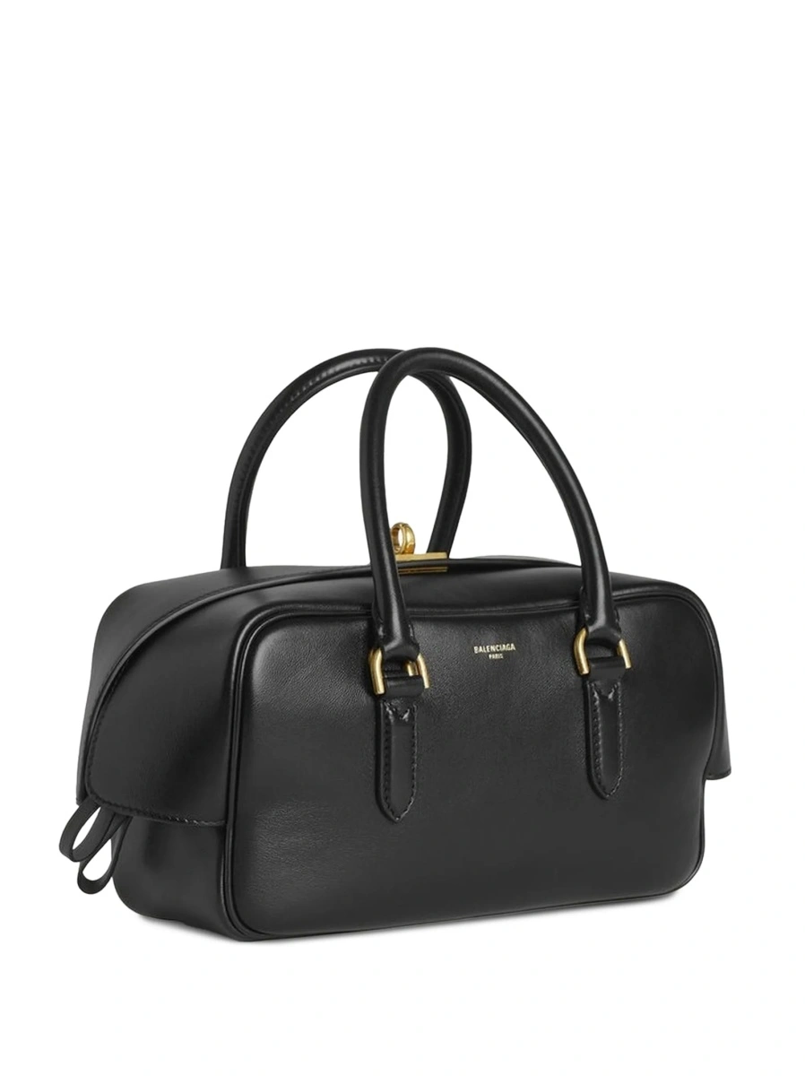 Geanta de mana Balenciaga neagra din piele - Img 3