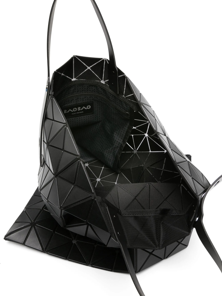 Geanta de mana BAO BAO ISSEY MIYAKE neagra din pvc si piele eco - Img 5