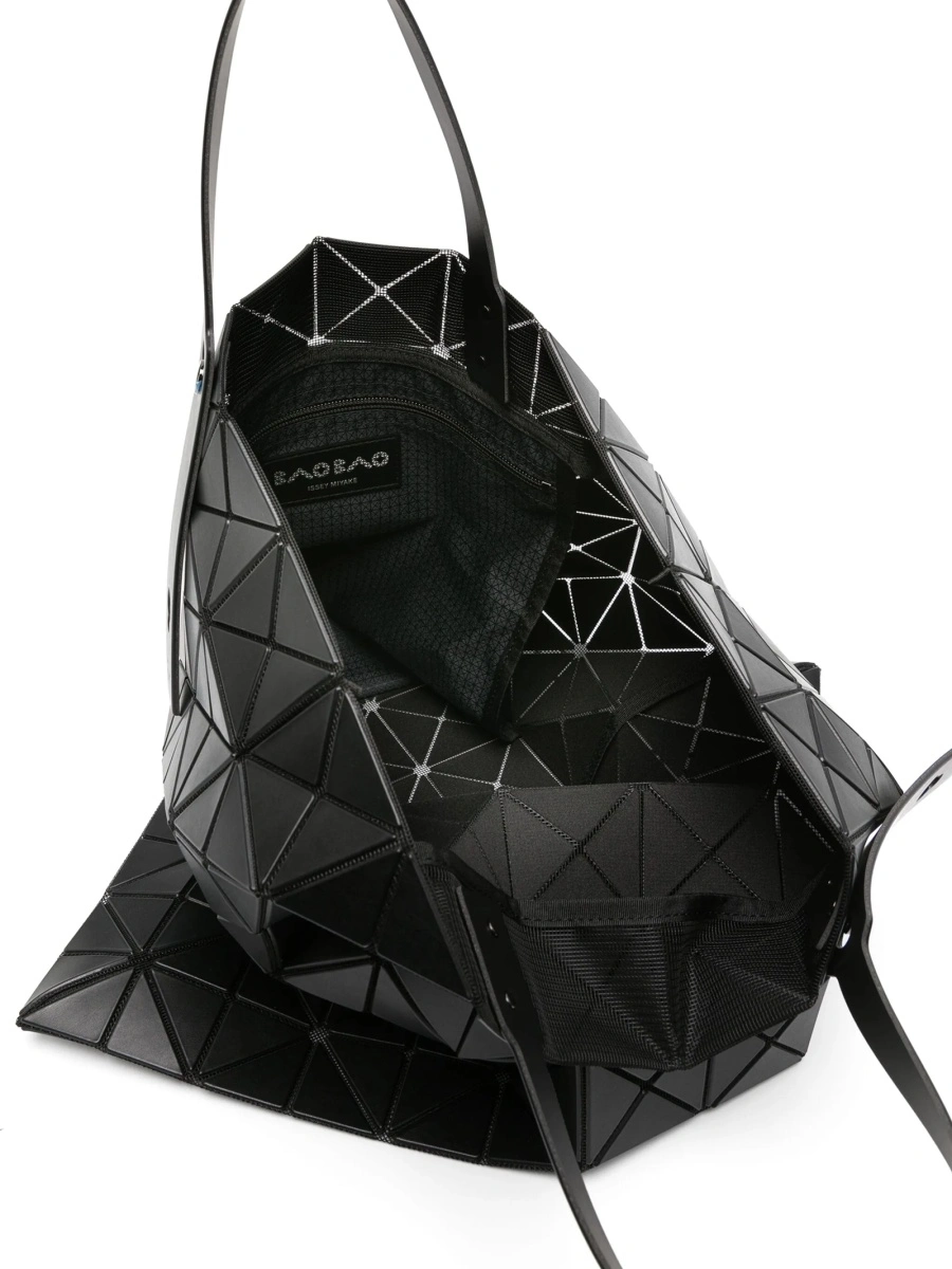 Geanta de mana BAO BAO ISSEY MIYAKE neagra din pvc si piele eco - Img 5