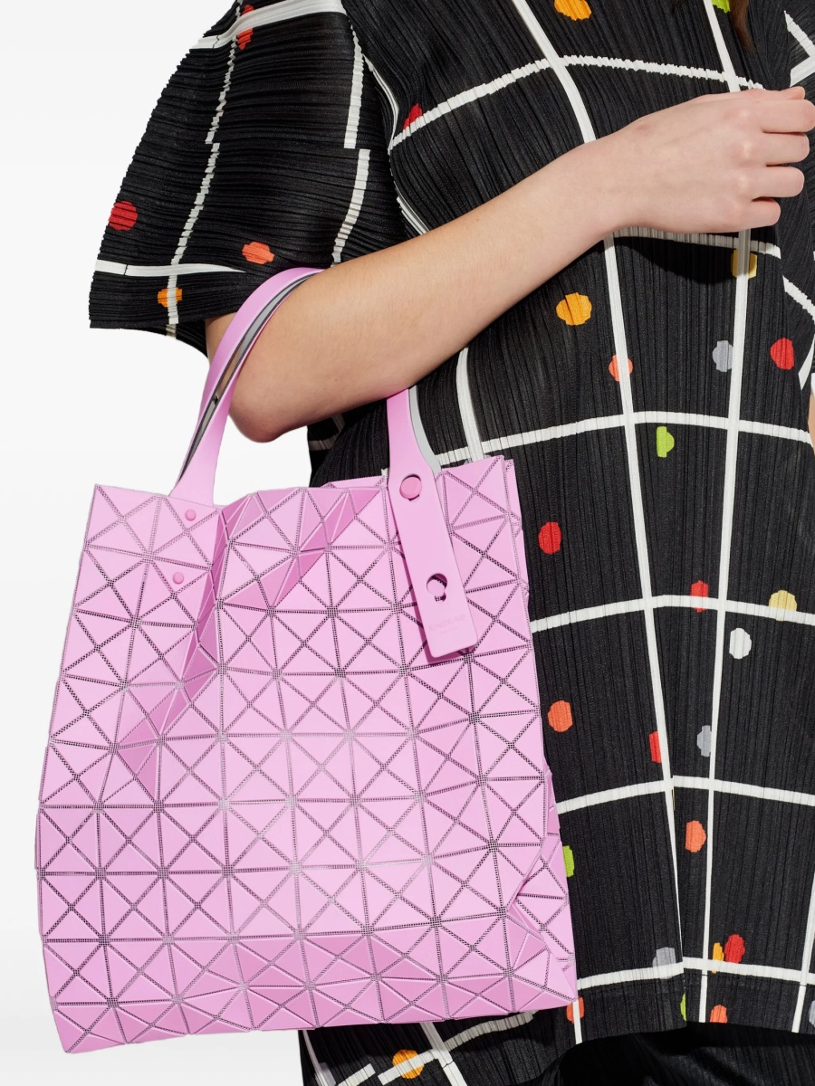 Geanta de mana BAO BAO ISSEY MIYAKE roz din pvc si polyester - Img 2