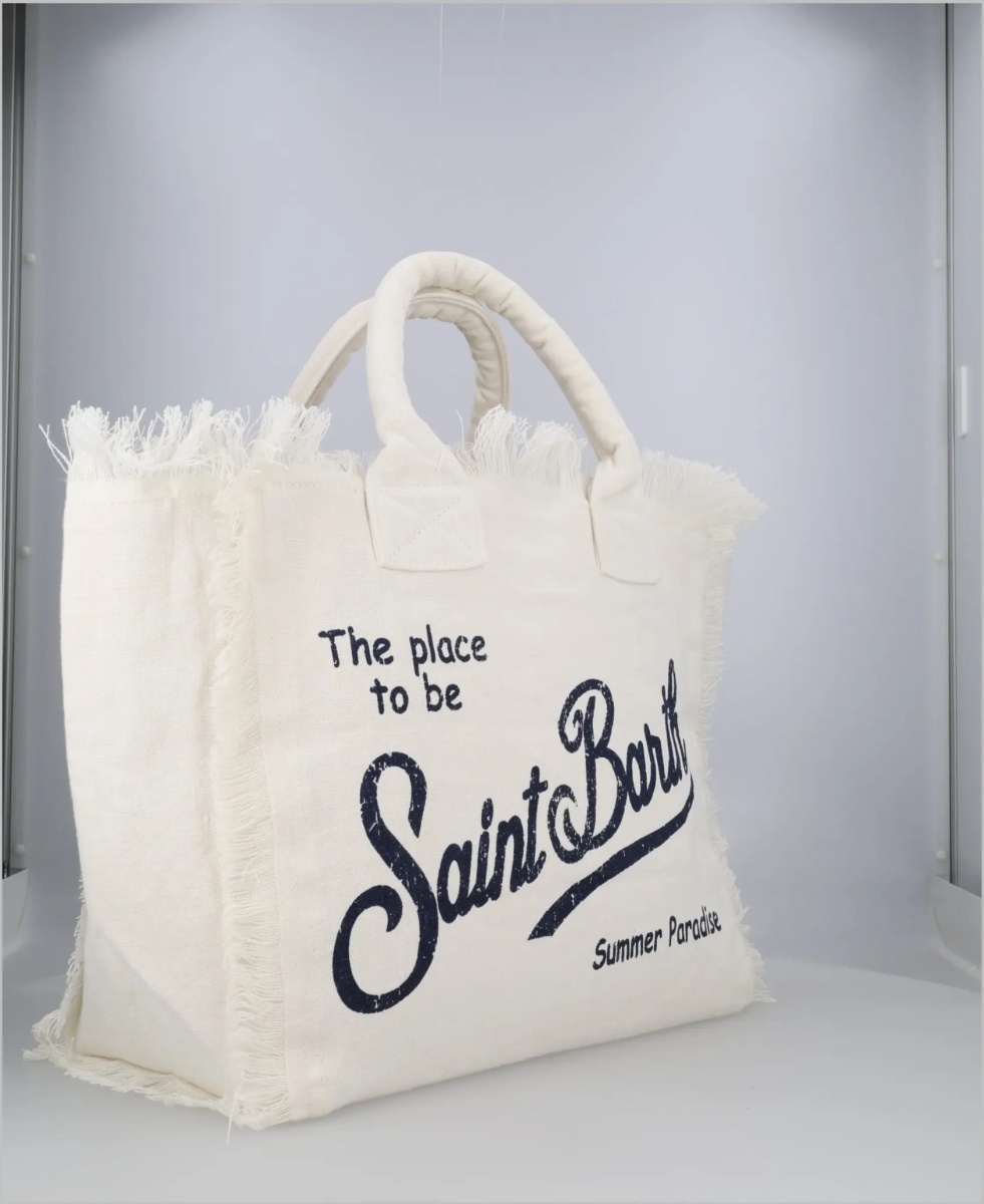 Geanta de mana Borsa Vanity Regular In Lino - Img 2