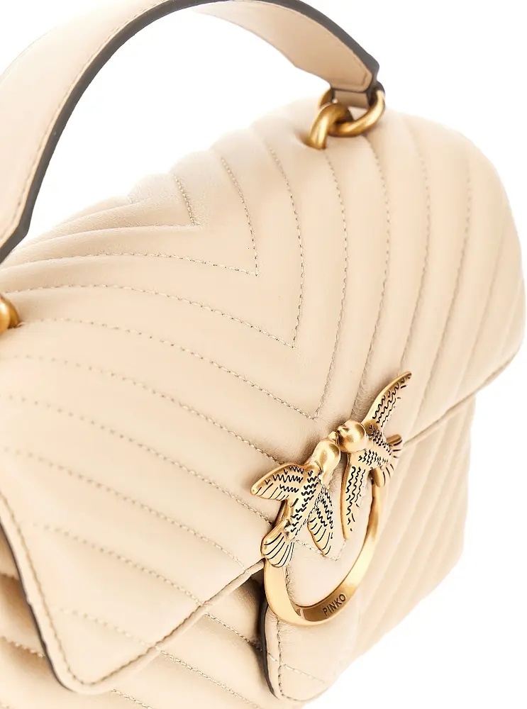Geanta de mana Chevron nappa leather mini Love Lady Puff bag - Img 4