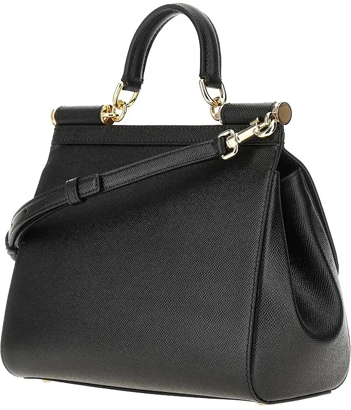 Geanta de mana Dauphine leather large 'Sicily' bag - Img 2