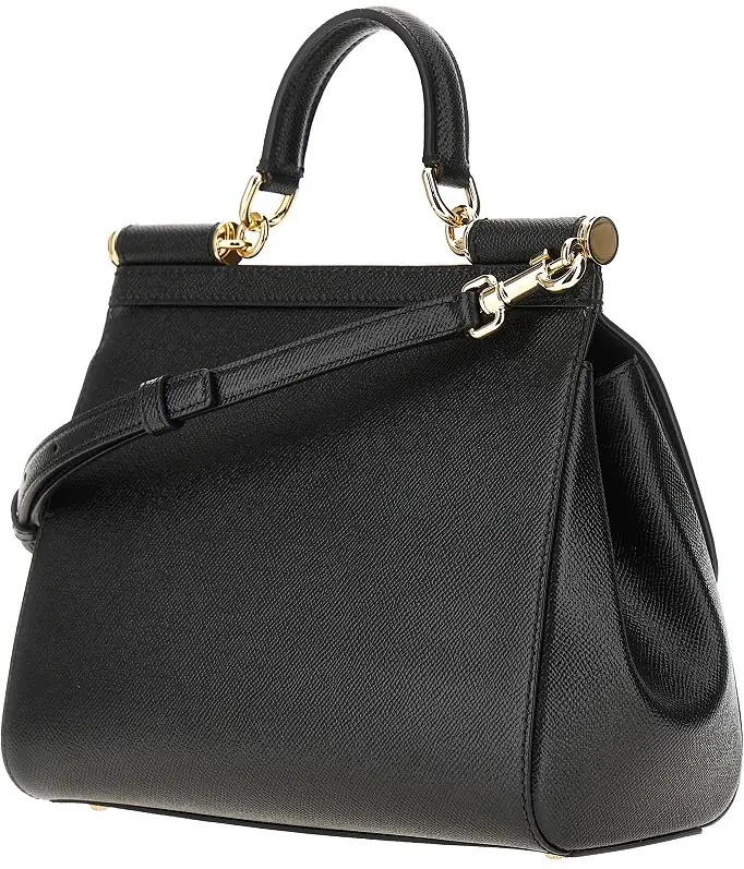 Geanta de mana Dauphine leather large 'Sicily' bag - Img 2