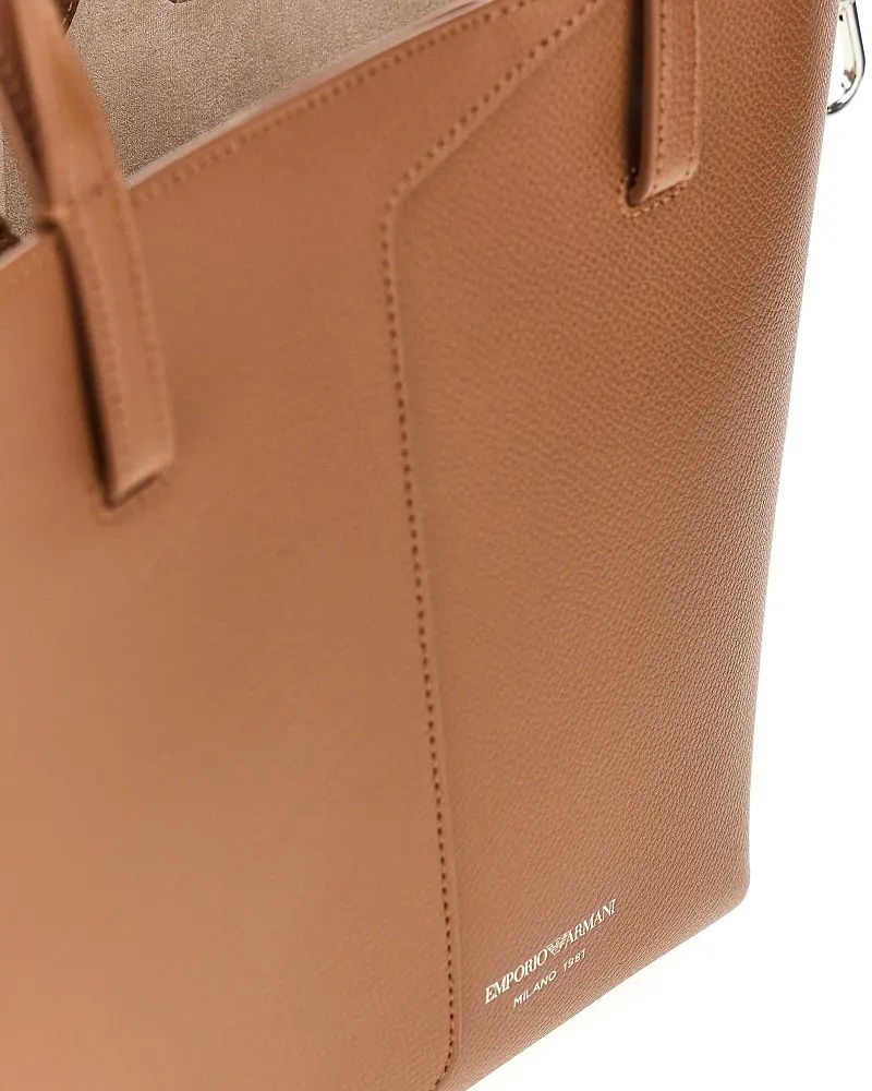 Geanta de mana 'Emporio Armani 1981' leather tote bag - Img 4
