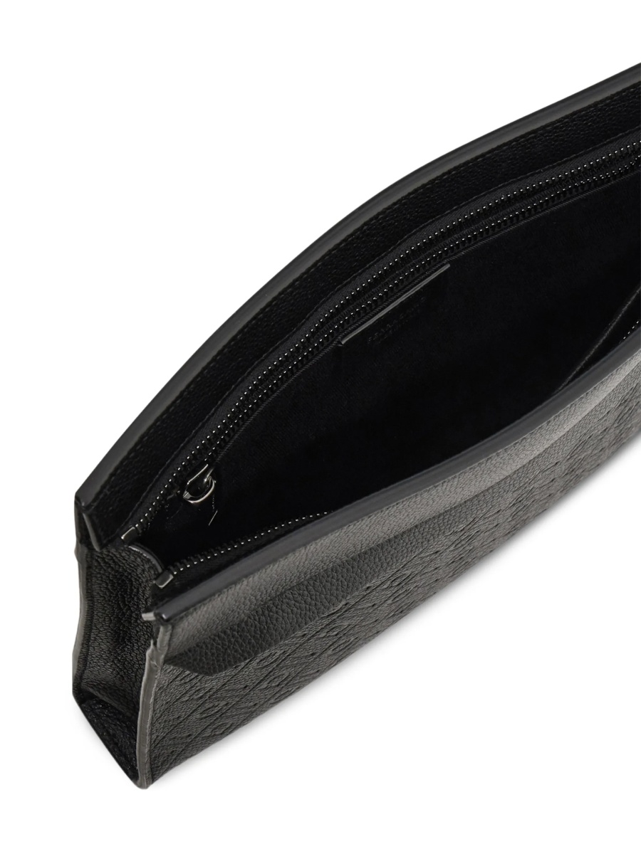 Geanta de mana Ferragamo neagra din piele - Img 5