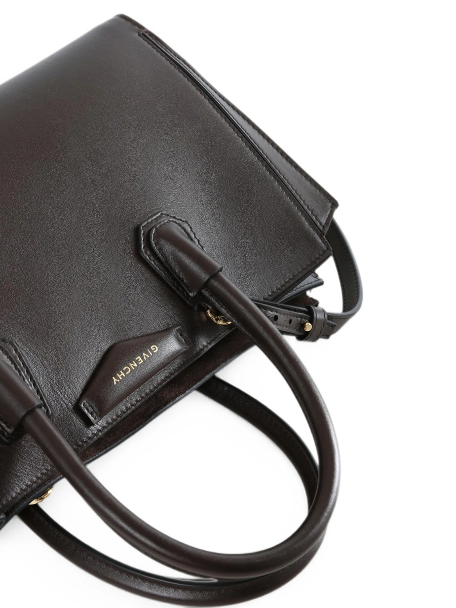 Geanta de mana Givenchy antigona maro din piele - Img 3