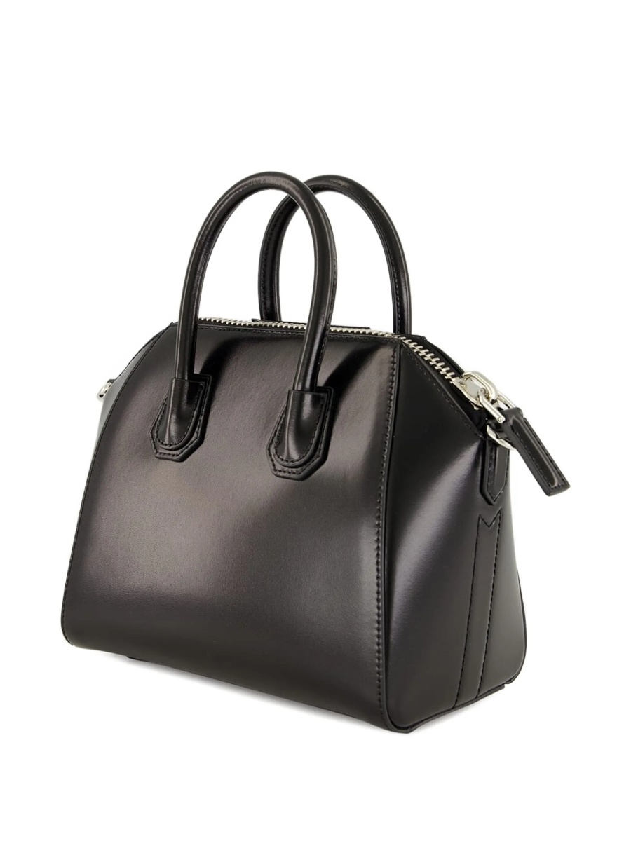 Geanta de mana Givenchy antigona neagra din piele - Img 5