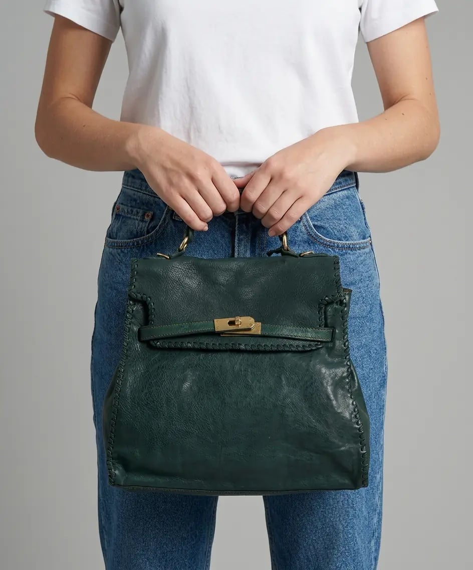 Geanta de mana Handbag in leather - Img 5