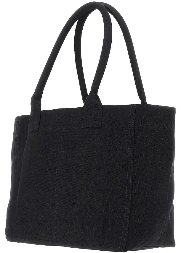 Geanta de mana Isabel Marant neagra din canvas 'Yenky Zipped' - Img 2