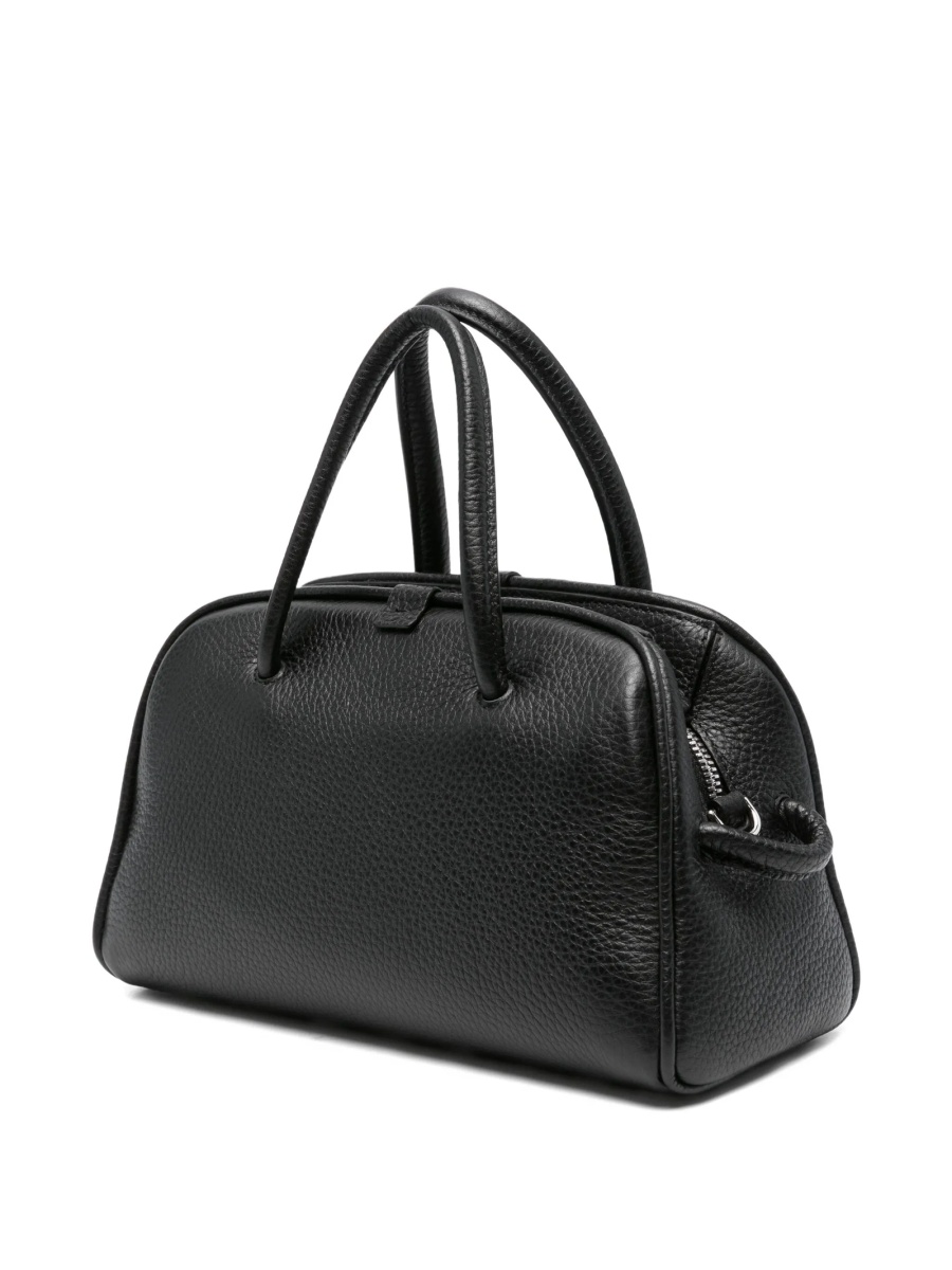 Geanta de mana JACQUEMUS Turismo neagra din piele - Img 3