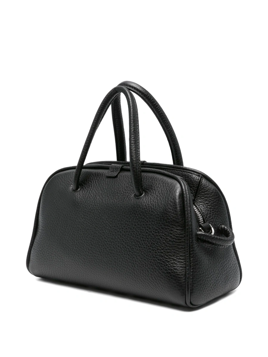Geanta de mana JACQUEMUS Turismo neagra din piele - Img 3