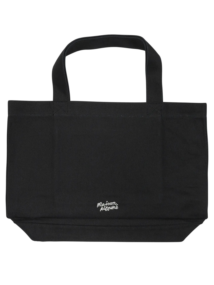 Geanta de mana MAISON KITSUNÉ "Double Fox Head" Large Handbag - Img 2