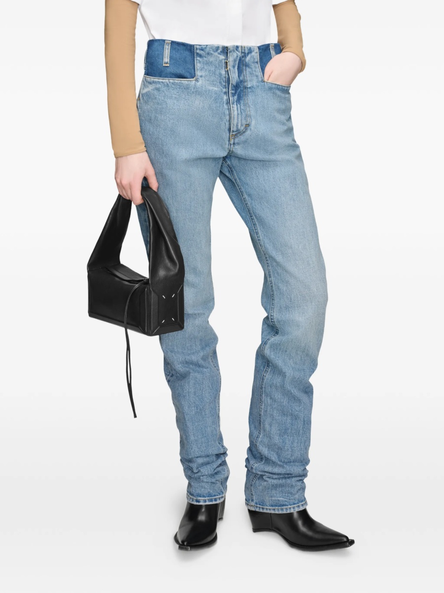 Geanta de mana Maison Margiela neagra din piele - Img 3